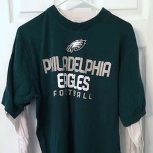NFL PHILADELPHIA EAGLES GREEN T SHIRT MEDIUM 🏈